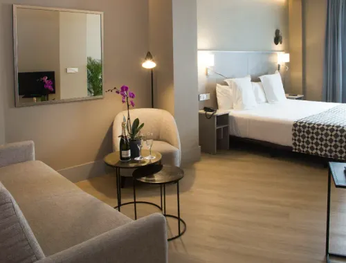 Camera Junior Suite Hotel América Sevilla Camera Junior Suite Hotel América Sevilla
