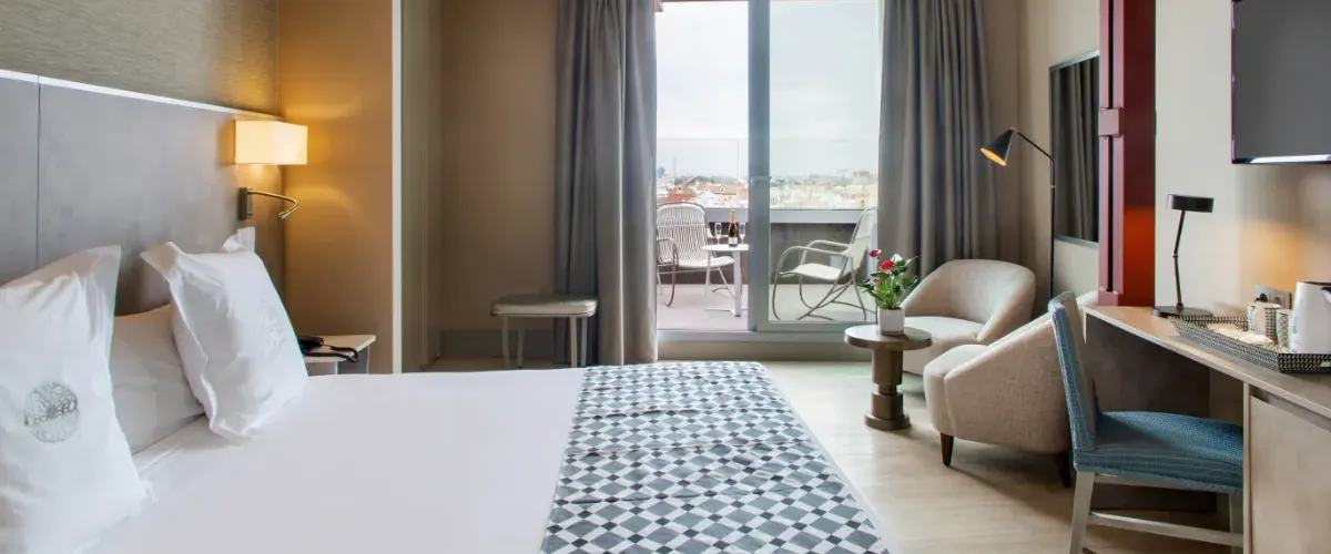 Habitación Doble Deluxe Hotel América Sevilla Habitación Doble Deluxe Hotel América Sevilla