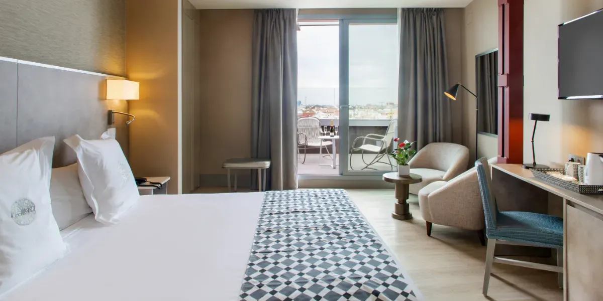 Habitación Doble Deluxe Hotel América Sevilla Habitación Doble Deluxe Hotel América Sevilla