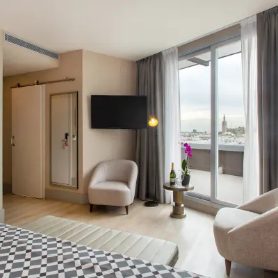 Habitación deluxe Hotel América Sevilla Habitación deluxe Hotel América Sevilla